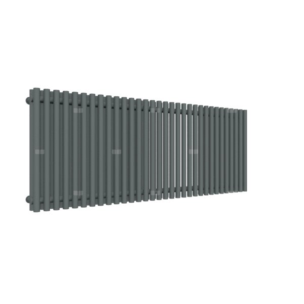 Grzejnik drabinkowy TERMA TUNE VWD, podłączenie VL, wym. 600 x 1590 mm, kolor metaliczny szary, moc 1934W