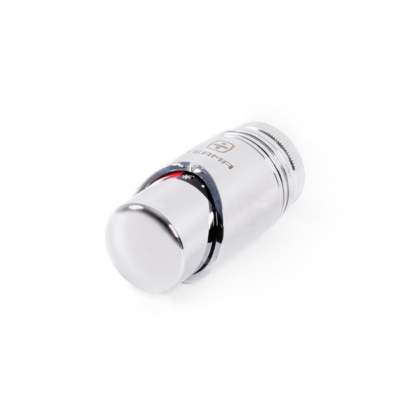 Głowica termostatyczna logo TERMA NOBLE DR, M30x1,5, Chrom, (703026)