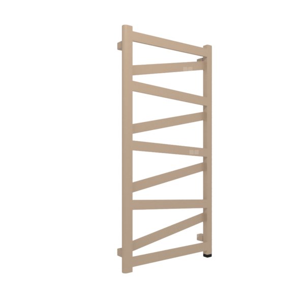 Grzejnik el. TERMA VIPERA ONE 990/500 \ Bright Copper, podł. E1, kabel prosty z wtyczką [1,5m srebrz