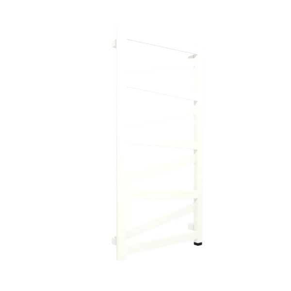 Grzejnik elektryczny TERMA VIPERA ONE 500 x 990 mm, kolor biała ściana, moc 400 W, podłączenie E1, kabel spiralny z wtyczką 2,5m biały