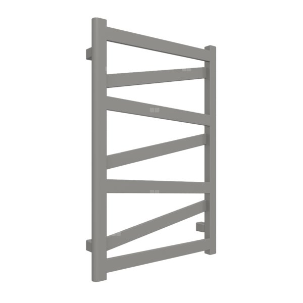 Grzejnik elektryczny TERMA VIPERA 500 x 750 mm, kolor grafit, moc 300 W, podłączenie E8, kabel spiralny z wtyczką