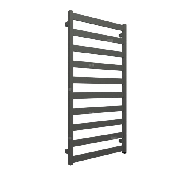 Grzejnik elektryczny TERMA VIVO ONE 600 x 1150 mm, kolor nowoczesna szarość, moc 600 W, podłączenie E8, kabel prosty bez wtyczki 1,5m srebrzysty