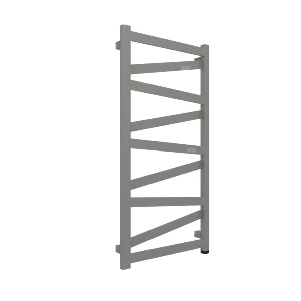 Grzejnik elektryczny TERMA VIPERA ONE 500 x 990 mm, kolor granit, moc 400 W, podłączenie E8, kabel prosty bez wtyczki 1,5m czarny