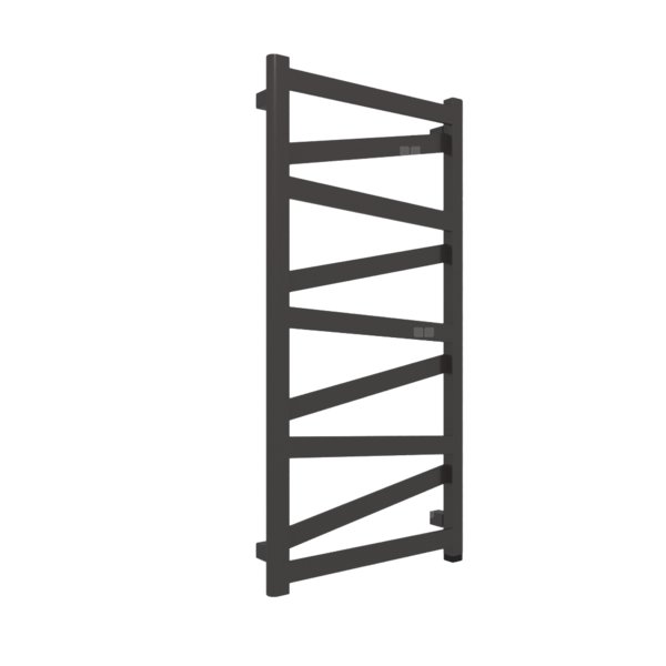 Grzejnik elektryczny TERMA VIPERA ONE 500 x 990 mm, kolor heban, moc 400 W, podłączenie E8, kabel prosty bez wtyczki 1,5m czarny