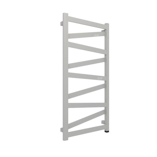 Grzejnik elektryczny TERMA VIPERA ONE 500 x 990 mm, kolor diamentowe srebro, moc 400 W, podłączenie E8, kabel prosty bez wtyczki