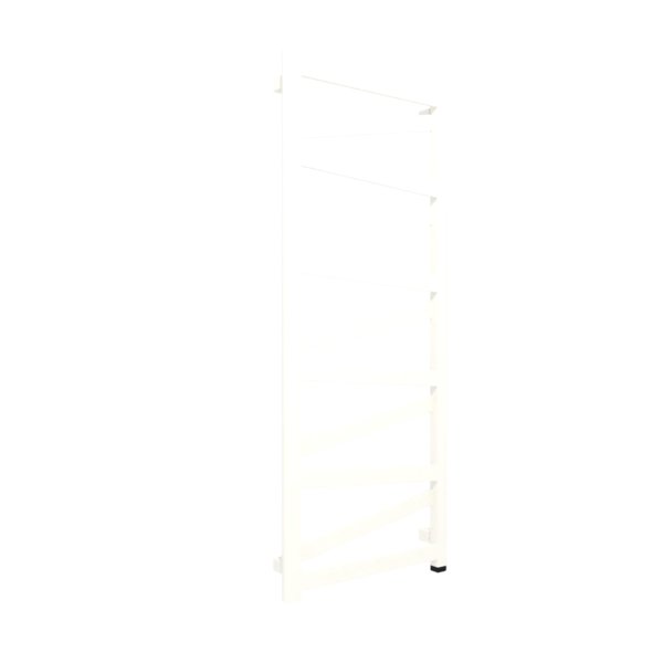 Grzejnik elektryczny TERMA VIPERA ONE 500 x 1230 mm, kolor biały soft RAL9016, moc 400 W, podłączenie E8, kabel prosty bez wtyczki 1,5m biały