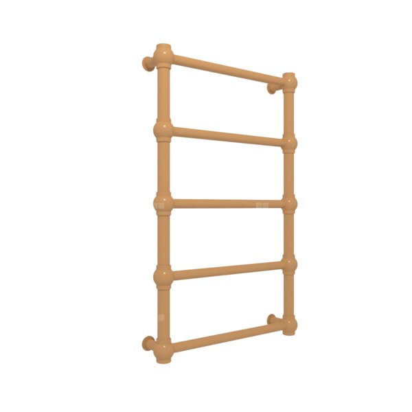 Grzejnik elektryczny TERMA RETRO 504 x 800 mm, kolor miedź, moc 200 W, podłączenie E8, kabel spiralny z wtyczką