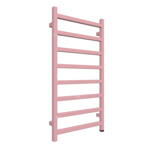 Grzejnik elektryczny TERMA SIMPLE ONE 500 x 960 mm, kolor lawenda, moc 400 W, podłączenie E1, kabel spiralny z wtyczką 2,5m srebrzysty