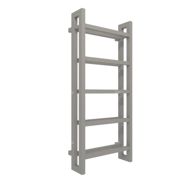 Grzejnik elektryczny TERMA STAND E 500 x 1150 mm, kolor grafit, moc 600 W, podłączenie E8, kabel spiralny z wtyczką