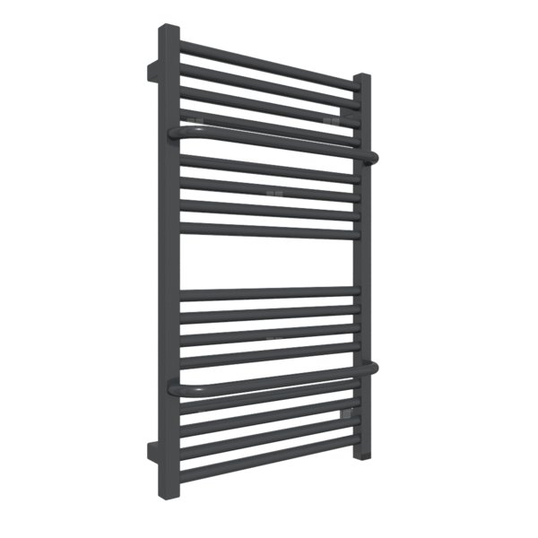 Grzejnik elektryczny TERMA LIMA ONE 500 x 820 mm, kolor metaliczna czerń, moc 400 W, podłączenie E1, kabel prosty bez wtyczki 1,5m