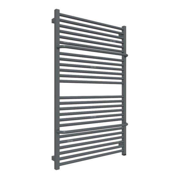 Grzejnik elektryczny TERMA LIMA ONE 700 x 1140 mm, kolor szary łupek RAL7015, moc 800 W, podłączenie E8, kabel prosty bez wtyczki 1,5m czarny