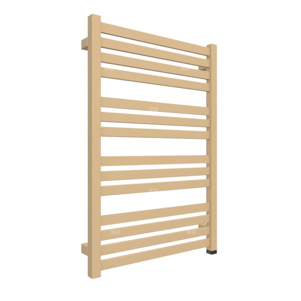 Grzejnik elektryczny TERMA MARLIN ONE 530 x 780 mm, kolor beżowy RAL1001, moc 400 W, podłączenie E1, kabel spiralny z wtyczką 2,5m srebrzysty