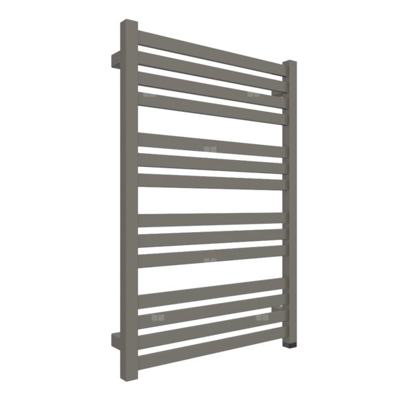 Grzejnik elektryczny TERMA MARLIN ONE 530 x 780 mm, kolor szary kwarcytowy RAL7039, moc 400 W, podłączenie E8, kabel prosty bez wtyczki 1,5m srebrzysty