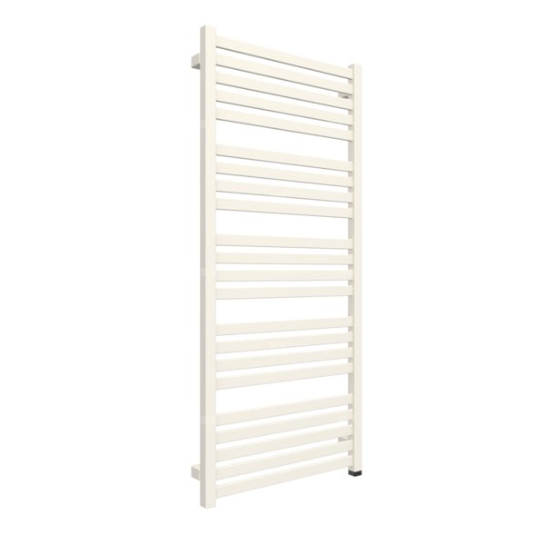 Grzejnik elektryczny TERMA MARLIN ONE 530 x 1185 mm, kolor biały RAL9010, moc 600 W, podłączenie E8, kabel spiralny z wtyczką 2,5m biały