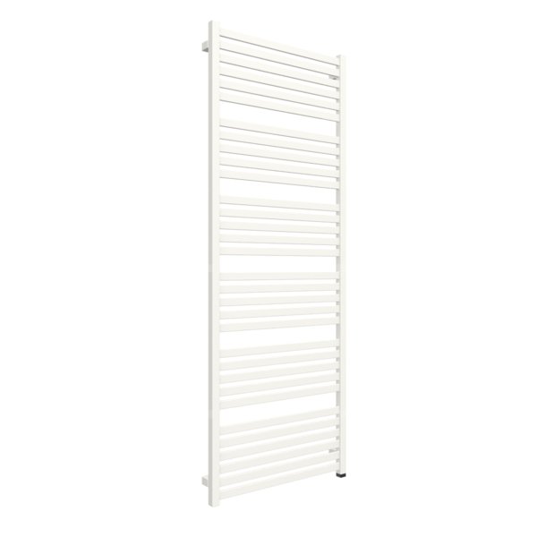 Grzejnik elektryczny TERMA MARLIN ONE 630 x 1680 mm, kolor biały drogowy RAL9016, moc 1000 W, podłączenie E8, kabel spiralny z wtyczką 2,5m biały