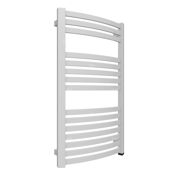 Grzejnik elektryczny TERMA DEXTER ONE 500 x 860 mm, kolor chrom, moc 300 W, podłączenie E1, kabel prosty bez wtyczki 1,5m srebrzysty