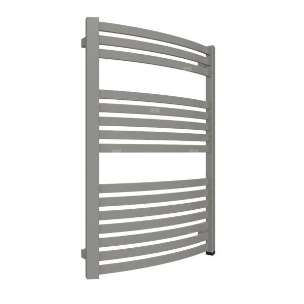 Grzejnik elektryczny TERMA DEXTER ONE 600 x 860 mm, kolor grafit, moc 600 W, podłączenie E8, kabel prosty bez wtyczki 1,5m srebrzysty