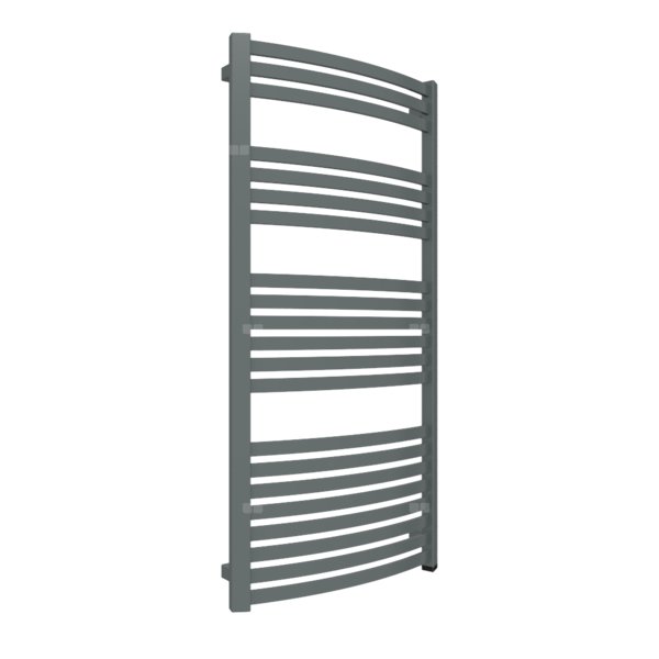 Grzejnik elektryczny TERMA DEXTER ONE 600 x 1220 mm, kolor metaliczny szary, moc 400 W, podłączenie E8, kabel spiralny z wtyczką