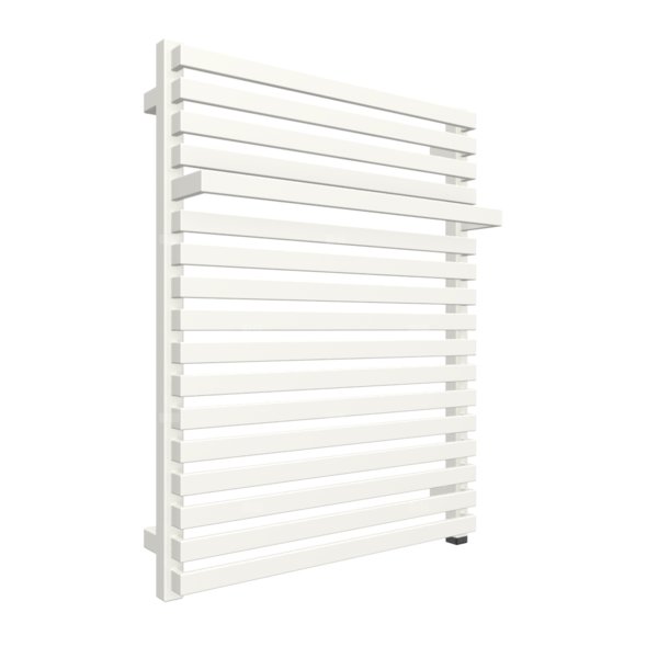 Grzejnik elektryczny TERMA CITY ONE 600 x 780 mm, kolor biały soft RAL9016, moc 600 W, podłączenie E1, kabel spiralny z wtyczką 2,5m biały