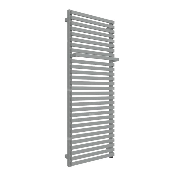 Grzejnik elektryczny TERMA CITY ONE 500 x 1320 mm, kolor szary drogowy a RAL7042, moc 800 W, podłączenie E1, kabel prosty bez wtyczki 1,5m srebrzysty