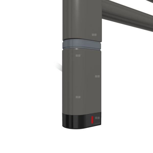 Grzałka elektryczna TERMA ONE (profil D lewa), 600W, kolor vibrant brown do grzejnikówz kablem prosty z wtyczką