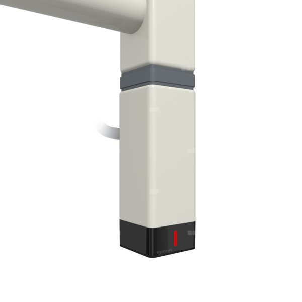 Grzałka TERMA One K30x30, 300W \ Tuba, White Gold, kabel prosty bez wtyczki [biały, 1,5m, logo Terma