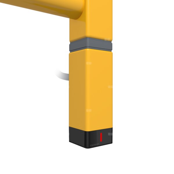 Grzałka TERMA One K30x30, 800W \ Tuba, RAL 1023 Soft, kabel prosty bez wtyczki [biały, 1,5m, logo Te