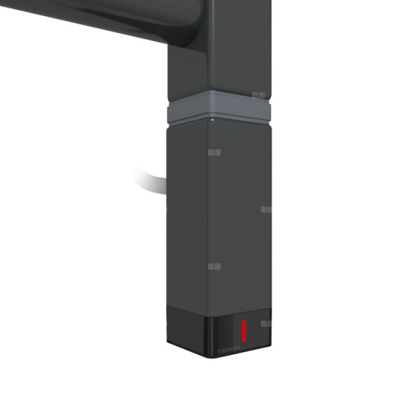 Grzałka TERMA One K30x30, 800W \ Tuba, RAL 9005 Soft, kabel prosty bez wtyczki z maskownicą [czarny,