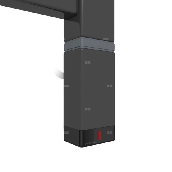 Grzałka TERMA One P30x40, 200W \ Tuba, Heban, kabel prosty bez wtyczki z maskownicą [czarny, 1,5m, l