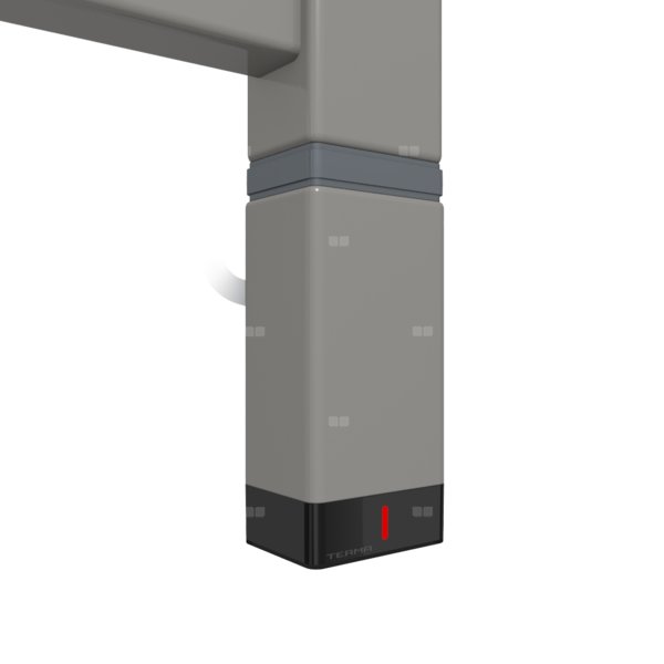 Grzałka TERMA One P30x40, 300W \ Tuba, RAL 9007, kabel prosty bez wtyczki z maskownicą [srebrzysty,