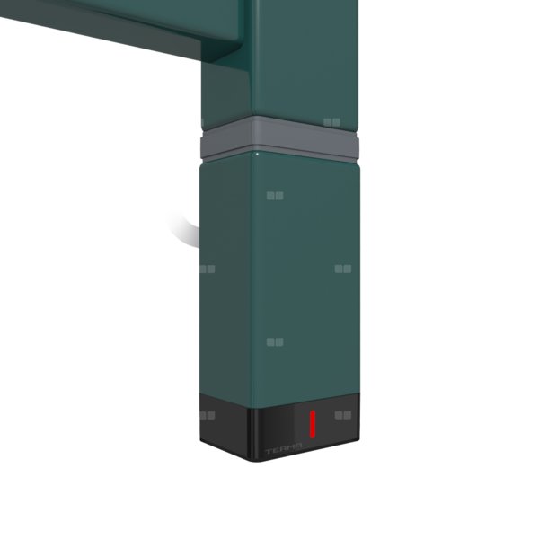 Grzałka TERMA One P30x40, 400W \ Tuba, RAL 6004, kabel prosty bez wtyczki z maskownicą [srebrzysty 1