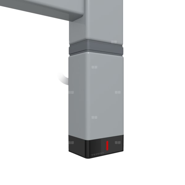 Grzałka TERMA One P30x40, 400W \ Tuba, Metallic Stone, kabel prosty bez wtyczki z maskownicą [srebrz