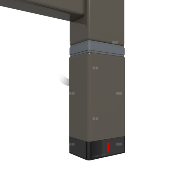 Grzałka TERMA One P30x40, 600W \ Tuba, Anodic Brown, kabel prosty bez wtyczki z maskowanicą [srebrzysty, 1,5m, logo Terma, instr. TERMA]