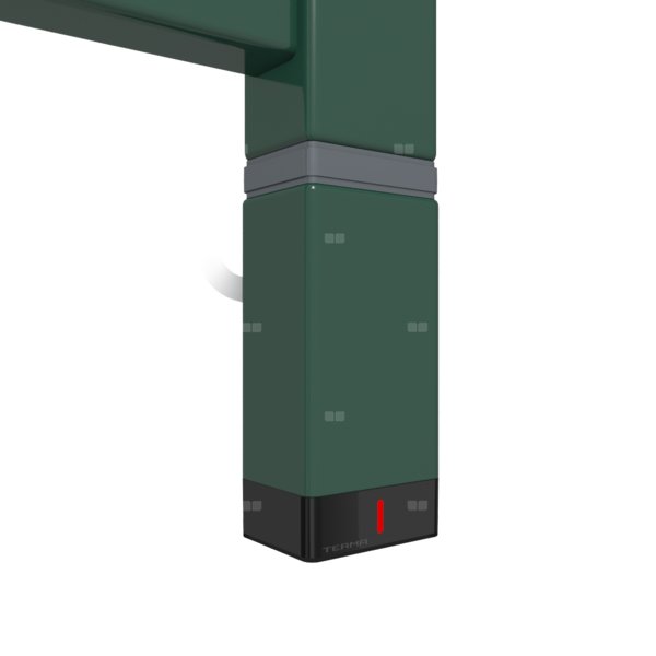 Grzałka TERMA One P30x40, 800W \ Tuba, RAL 6005, kabel spiralny z wtyczką [biały, 2,5m, logo Terma]