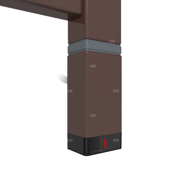 Grzałka TERMA One P30x40, 800W \ Tuba, RAL 8016, kabel prosty bez wtyczki z maskownicą [czarny, 1,5m