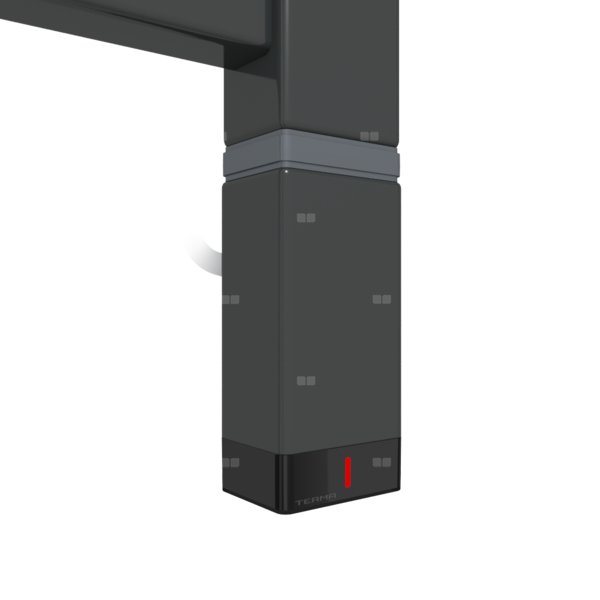 Grzałka TERMA One P30x40, 800W \ Tuba, RAL 9005 Soft, kabel prosty bez wtyczki z maskownicą [czarny,