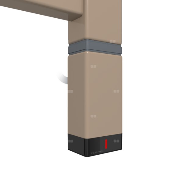 Grzałka TERMA One P30x40, 1000W \ Tuba, Quartz, kabel spiralny z wtyczką [srebrzysty, 2,5m, logo Ter