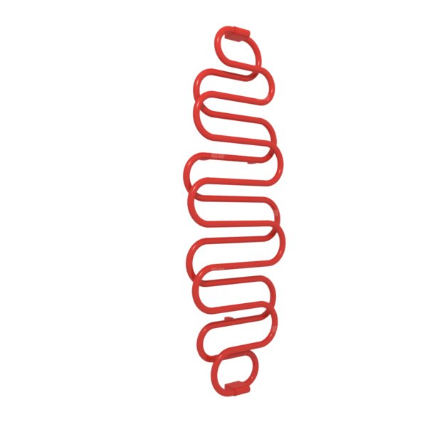 Grzejnik el. TERMA PERŁA E 1760/600 \ RAL 3020, podł. EX, kabel spiralny z wtyczką [2,5m rebrzysty]