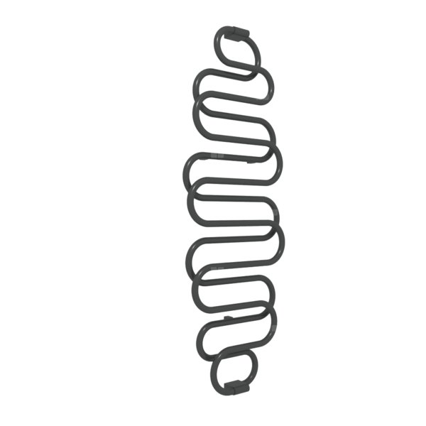 Grzejnik el. TERMA PERŁA E 1760/600 \ Soft 9005, podł. EX, kabel spiralny z wtyczką [2,5m czarny]