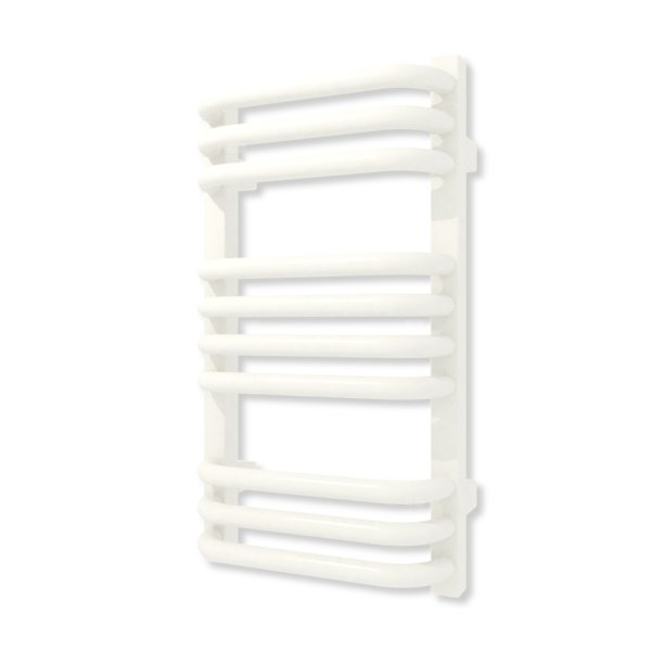 Grzejnik elektryczny TERMA ALEX 540 x 300 mm, kolor biały drogowy RAL9016, moc 200 W, podłączenie E8, kabel prosty z wtyczką biały