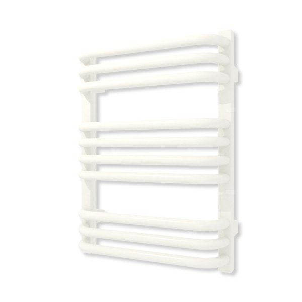 Grzejnik elektryczny TERMA ALEX 540 x 400 mm, kolor biały drogowy RAL9016, moc 200 W, podłączenie E8, kabel prosty z wtyczką biały