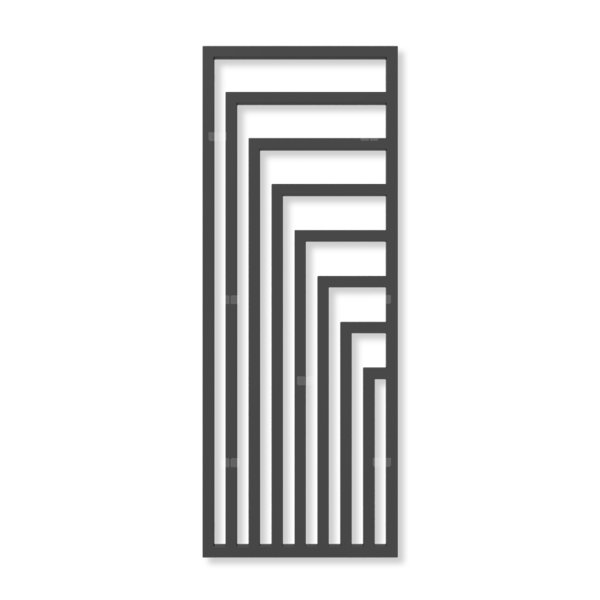 Grzejnik elektryczny TERMA ANGUS V 1780 x 680 mm, kolor heban, moc 1200 W, podłączenie E1, kabel spiralny z wtyczką