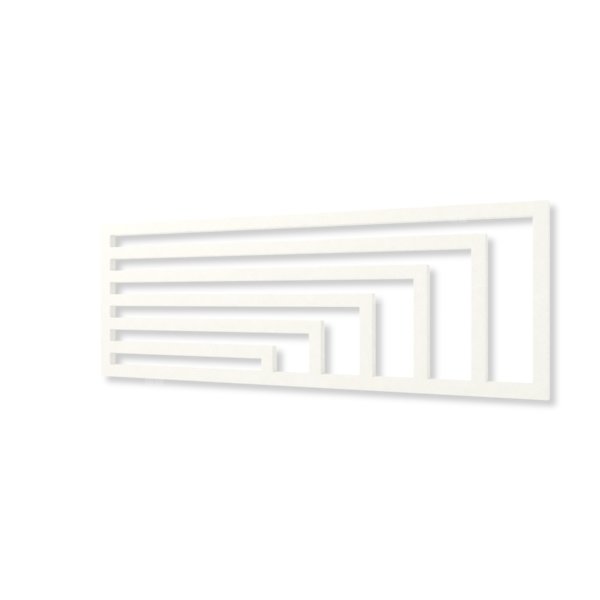 Grzejnik elektryczny TERMA ANGUS H 520 x 1460 mm, kolor biały drogowy RAL9016, moc 800 W, podłączenie E7, kabel spiralny z wtyczką