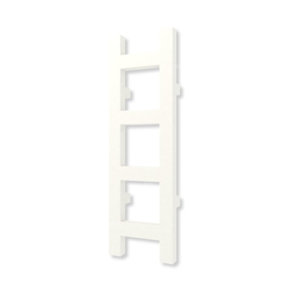 Grzejnik elektryczny TERMA EASY 640 x 200 mm, kolor biały drogowy RAL9016, moc 120 W, podłączenie E8, kabel prosty bez wtyczki z maskownicą