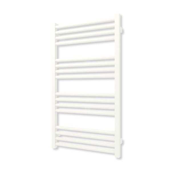 Grzejnik elektryczny TERMA FIONA 900 x 500 mm, kolor biały drogowy RAL9016, moc 400 W, podłączenie E8, kabel przyłącze ts1/ss1