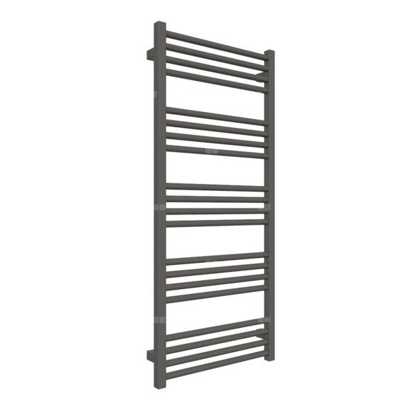 Grzejnik elektryczny TERMA FIONA 1140 x 500 mm, kolor szary ciemny RAL7022, moc 600 W, podłączenie E8, kabel przyłącze ts1/ss1