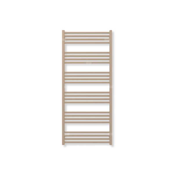 Grzejnik elektryczny TERMA FIONA 1380 x 600 mm, kolor kwarc, moc 800 W, podłączenie E1, kabel prosty bez wtyczki z maskownicą