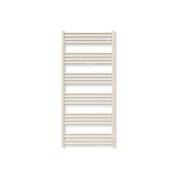 Grzejnik elektryczny TERMA FIONA 1380 x 630 mm, kolor musujący krem, moc 800 W, podłączenie E1, kabel spiralny z wtyczką srebrzysty