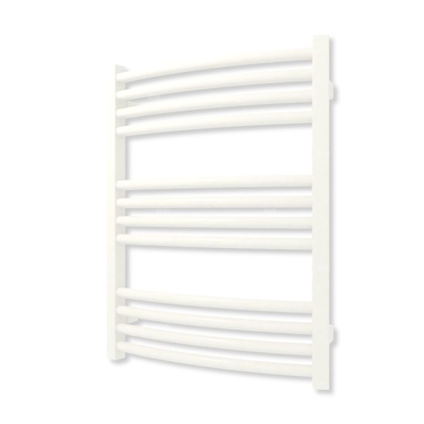 Grzejnik elektryczny TERMA LENA 660 x 500 mm, kolor biały drogowy RAL9016, moc 300 W, podłączenie E1, kabel prosty z wtyczką