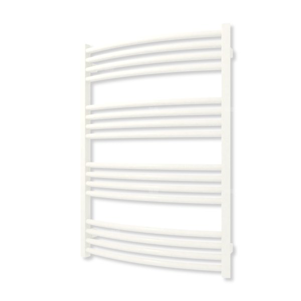 Grzejnik elektryczny TERMA LENA 900 x 630 mm, kolor biały drogowy RAL9016, moc 600 W, podłączenie E8, kabel prosty bez wtyczki z maskownicą biały